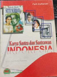 Karya Sastra dan Sastrawan Indonesia