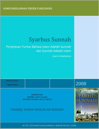Image of (E) Syarhus Sunnah